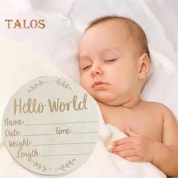 Веха древесной стружки с рельефной текстурой, памятная значимость, не выцветающая, современный рост, памятная деревянная вывеска, украшение для дома