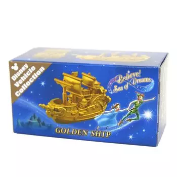 Vehicle Collection Ship Miniature Believe Sea of Dreams Goods Souvenir (Gold) [Park Limited]