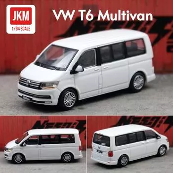 Vehicle Model Alloy 164 T6 Multivan Inertia Car Toy Collectors Kids White