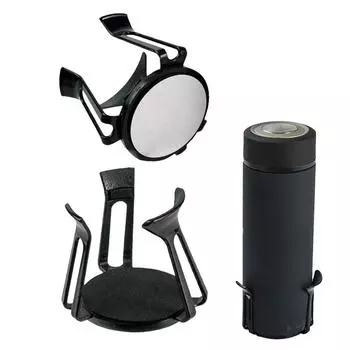 Vehicle Seat Cup Cell Phone Drinks Holder Cup Holder Expander 1 Pair Stable Cup Holder Leak-Proof Automotive Cup Holders Space чёрный