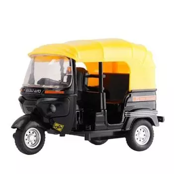 Vehicles Car Play Toy Vehicle Set Tricycle Toy Indian Tricycle Tricycle Model Simulation Tricycle