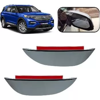 VEHICODE Боковые зеркала Дождевые щитки Автомобильные аксессуары для Ford Explorer 2020-2023 2022 2021 Водонепроницаемый козырек Крышка зеркала заднего вида Наклейка на бровь