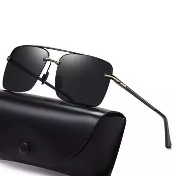 Veithdia винтажные мужские солнцезащитные очки с поляризационными линзами UV400, мужские солнцезащитные очки, классические квадратные очки для вождения для мужчин, очки H628