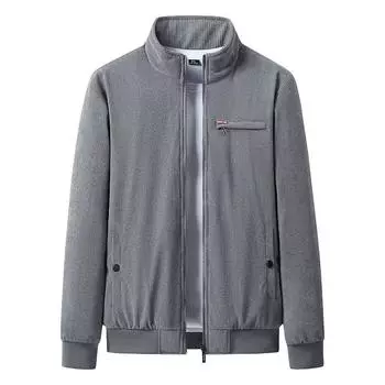 Вельветовая хлопковая одежда мужская осенняя и зимняя одежда утолщенный овечий бархат свободная повседневная теплая куртка для папы пальто M