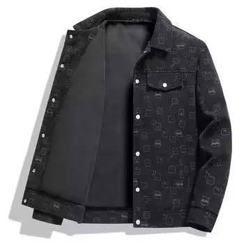 Вельветовая мужская куртка, универсальная, красивая, с воротником, куртка для мужчин 8XL