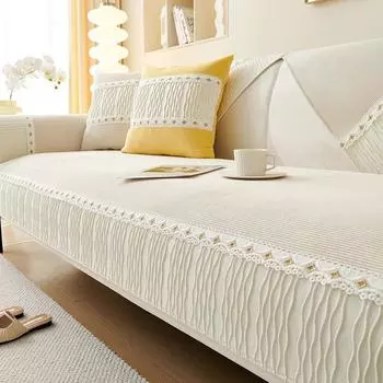 Вельветовая подушка для дивана, универсальная однотонная подушка для четырех сезонов, простой современный зимний нескользящий чехол для дивана 70*70cm