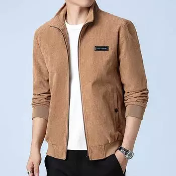 Вельветовая простая осенняя куртка Joker, молодежное мужское повседневное пальто в стиле ретро M