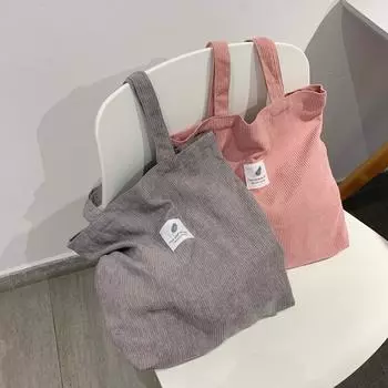 Вельветовая сумка через плечо Baita Student Handbag Shiling Leisure Shopping Bag Женская сумка-тоут