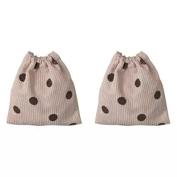 Вельветовая сумка для хранения в стиле ретро, косметичка со шнурком, повседневная для кемпинга (Стиль 1)