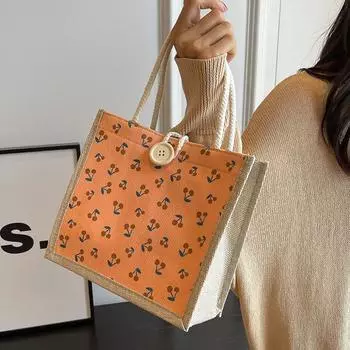 Вельветовая сумка, женская универсальная модная сумка для прогулок, льняная сумка