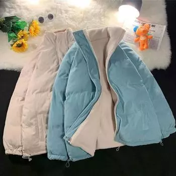 Вельветовое двустороннее пальто из овечьей шерсти для женщин, свободная бархатная утолщенная куртка, топ M абрикосовый