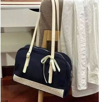 Вельветовые цветочные пэчворк сумки на плечо женские новые универсальные синие подмышечные сумки-кошельки женские ретро-сумки эстетичные