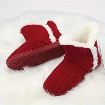 Вельветовые зимние ботинки женские новые зимние педали на толстой подошве теплые утолщенные бархатные нескользящие хлопковые ботинки короткие ботинки розовый