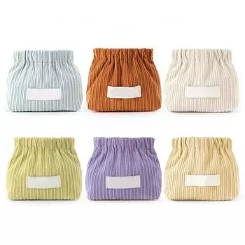 Вельветовый аксессуар для волос, органайзер для хранения ювелирных изделий, милая косметичка для женщин # Green