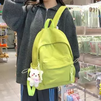 Вельветовый рюкзак, женский школьный рюкзак, студенческая дорожная сумка для компьютера, для младших школьников, для старших классов, для мужчин красный