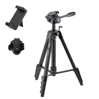 Velbon Family Tripod II AZ Lever Lock Total Height 207cm Leg Diameter 26mm Medium Size Head DIN Standard Quick Shoe Compatible Aluminum Legs Leg Color