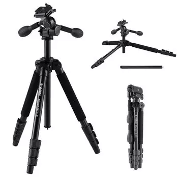 Velbon Medium Aluminum 4 Sherpa 545III N AZ Aluminum Quick Shoe Head Lever DIN 26mm Diameter 0017915500464 Tripod, Tiers, Tripod, Compatible, 3-Way