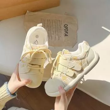 Velcro board shoes women s new spring versatile shoes platform white shoes retro 35