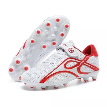 Velcro children s football shoes spiked broken nails boys shoes girls shoes elementary school students game training sports shoes 28