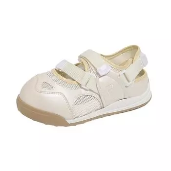 Velcro fashion casual little white single shoes 2025 summer new simple and versatile group retro niche trendy shoes 35