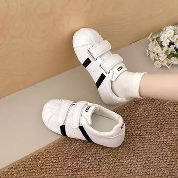 Velcro inner height increase niche design bread shoes women s new summer versatile soft-soled sports and leisure shoes 35