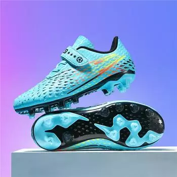 Velcro Spikes Boys Girls Indoor Training Children s Football Shoes Competition Football Shoes 30