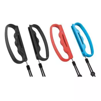 Великобритания * 1 пара ручек для контроллера Joy Con с ремешками на запястьях для фитнес-бокса Black