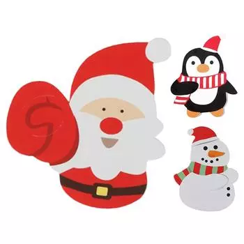 Великобритания 50 шт. Упаковка для конфет, упаковка с рисунком, рождественская перерабатываемая, своими руками для детей Gi penguin