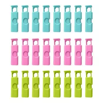 Великобритания, 8 шт., зажим для сумки, пружинный пластиковый зажим для закусок, противоскользящий для кухни, гаджет розовый