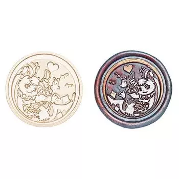 Великобритания Time Series Sealing Wax Copper Head 3D Relief Stamps Печатная головка для свадьбы C B