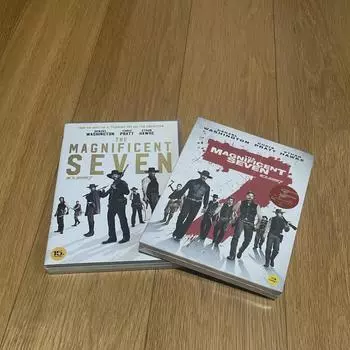 Великолепная 7 Фильм Запечатанный Blu-ray+DVD Пакет
