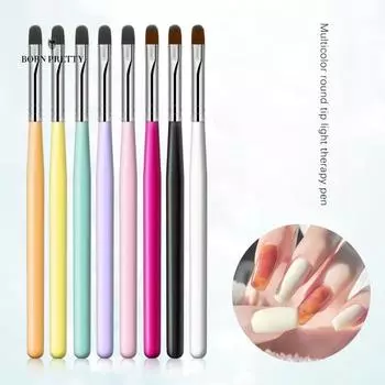 Великолепная маникюрная кисть для украшения ногтей, широкое применение, практичное декоративное украшение чёрный