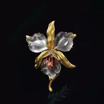 Великолепная роскошная трехмерная винтажная персонализированная модная темпераментная элегантная брошь