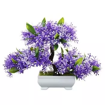 Великолепное искусственное растение, привлекательные 5 цветов, не выцветают