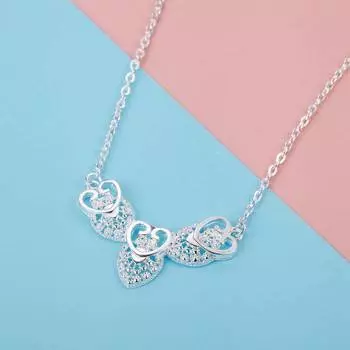 Великолепное посеребренное колье в стиле ретро, модное корейское ювелирное изделие, новый продукт серебряное колье S925