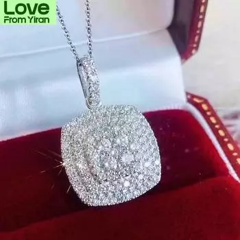 Великолепное свадебное ожерелье Huitan с кубическим цирконием класса ААА, роскошные женские аксессуары, высококачественные украшения для помолвки на вечность, новые 42cm 5cm