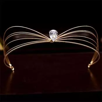 Великолепные циркониевые тиары, ободки для волос, королевская свадебная корона, украшения для волос, свадебные украшения для выпускного бала, головной убор невесты на торжество золотой