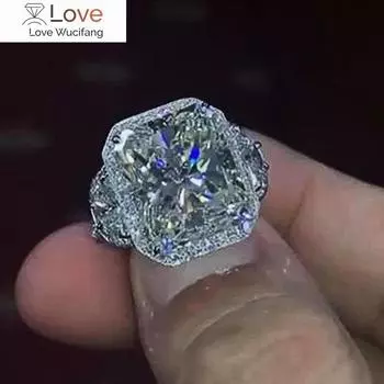 Великолепные кольца для вечеринок, женские роскошные женские ослепительные циркониевые свадебные аксессуары для женщин, благородные вечерние ювелирные изделия высокого качества 10