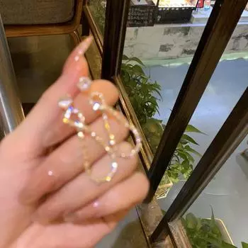 Великолепные модные длинные серьги-богини 2025 года с бриллиантами - сверкающая серебряная игла для женщин 8-shaped diamond chain earrings серебряный