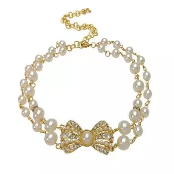 Великолепные ожерелья-чокеры из искусственного жемчуга для женщин, цепочка с подвеской из неровного жемчуга, модная бижутерия, свадебное ожерелье, подарок для вечеринки G