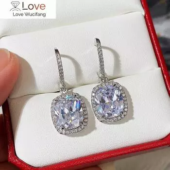 Великолепные серьги-подвески для женщин, ослепительные циркониевые аксессуары для свадебной церемонии, нежный подарок, роскошные женские украшения