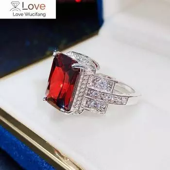 Великолепные вечерние кольца для женщин, роскошные женские коктейльные кольца, ослепительный циркониевый кристалл, высококачественные аксессуары, подарок 7