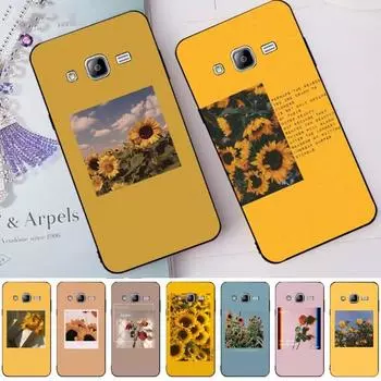 Великолепный чехол для телефона с цветами подсолнуха и розы для Samsung Note 9 10 20 Plus Pro Ultra J6 J5 J7 J8, мягкий черный чехол для телефона Galaxy Note20