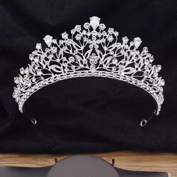Великолепный циркониевый камень, свадебная корона, украшения для волос, свадебный головной убор, диадемы и короны, повязка на голову, диадема принцессы, украшения на голову