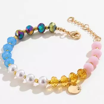 Великолепный цветной браслет из бисера для женщин, цветные хрустальные украшения из бисера, элегантные свадебные аксессуары для браслета