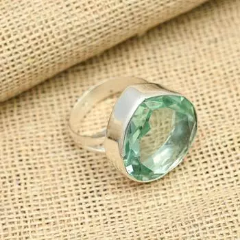 Великолепный драгоценный камень аква-апатит ручной работы из стерлингового серебра 925 пробы для женщин 4 синий