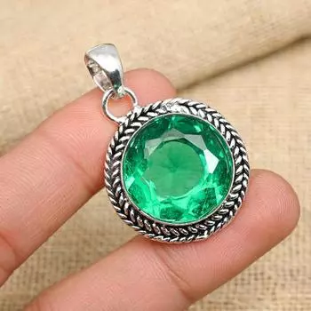 Великолепный драгоценный камень индиколит ручной работы из стерлингового серебра 925 пробы, ювелирный кулон для женщин