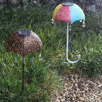 Великолепный реалистично выглядящий декоративный прочный зонтичный садовый светильник для ландшафтного декора для дворовой лампы бронзовый