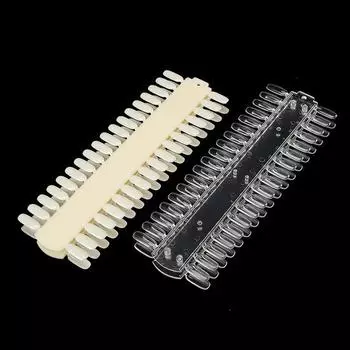 Великолепный сверхлегкий полипропиленовый материал, цветной дисплей, накладные ногти, цветная карта лака для ногтей, маникюрные инструменты, принадлежности прозрачный