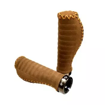 VELO ERGO КОЖАНАЯ РУКОЯТКА КОРИЧНЕВАЯ GP-VL-M009
